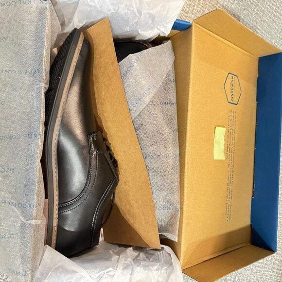 Nunn Bush | Men\'s Carmelo Plain Toe Oxford Dress Shoes‎ - Black, Size 10.5 main image 7